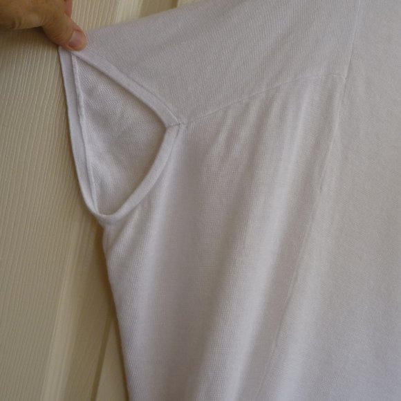 Cold Water Creek: White Dolmen Sleeve Light S - Picture 5 of 9